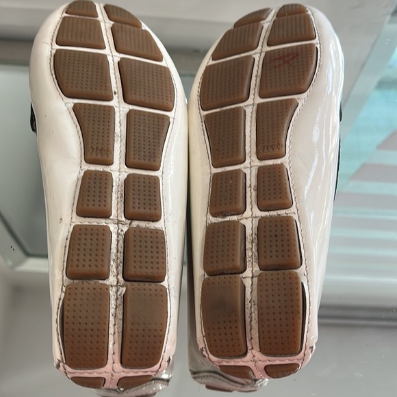 Ice Iceberg Leather Drivers Shoes White / Blue  8 - Picture 11 of 15